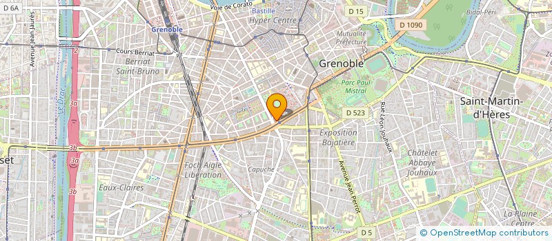 localisation de l'entreprise PIN SYLVESTRE  GRENOBLE