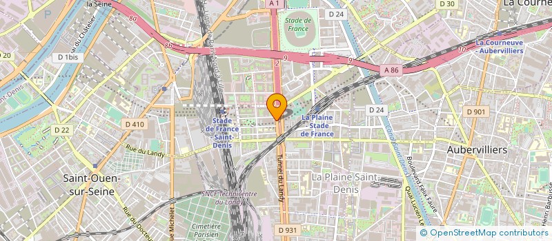 localisation de l'entreprise PIN-UP à SAINT-DENIS