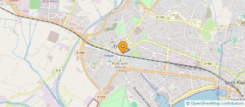 localisation de l'entreprise PIN'UP à FREJUS