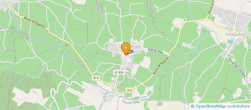 localisation de l'entreprise PIN UP VINTAGE ASSOCIATION  SAINT-PONS-LA-CALM