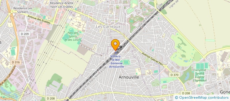 localisation de l'entreprise PINA  ARNOUVILLE