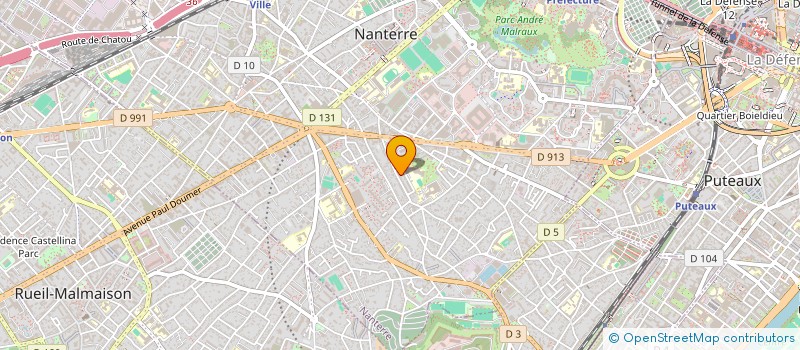 localisation de l'entreprise PINA  NANTERRE