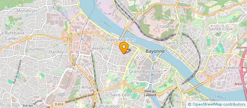 localisation de l'entreprise PINACLE COMMERCE à BAYONNE