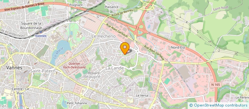 localisation de l'entreprise PINAK à VANNES