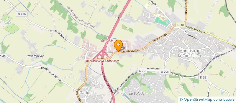 localisation de l'entreprise PINARD  MONTASTRUC-LA-CONSEILLERE