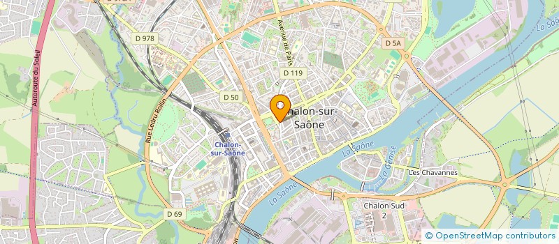 localisation de l'entreprise PINARD - ALLEMAND à CHALON-SUR-SAONE