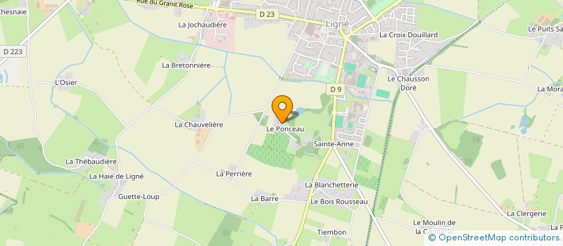 localisation de l'entreprise PINARD ET JUS D'ANCENIS  LIGNE