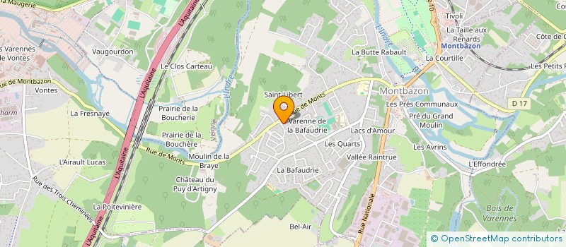 localisation de l'entreprise PINARD IMMOBILIER  MONTBAZON