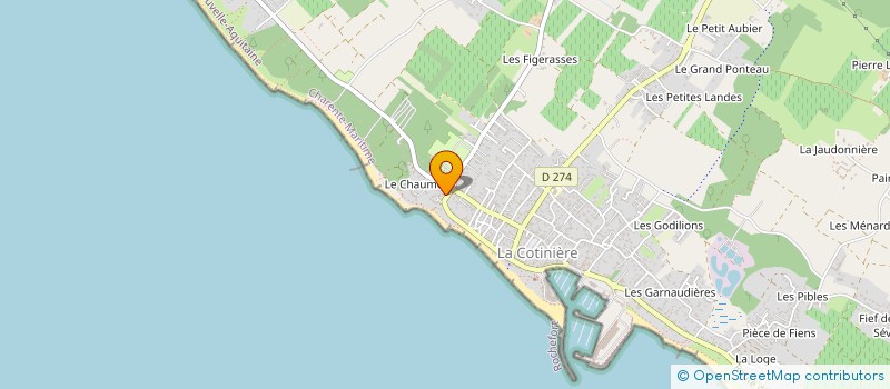 localisation de l'entreprise PINARD-LA PLAGE  SAINT-PIERRE-D'OLERON