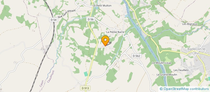 localisation de l'entreprise PINARDON ET LEON à CEAULMONT