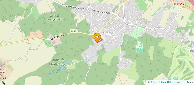 localisation de l'entreprise PINARELL  ORGEVAL