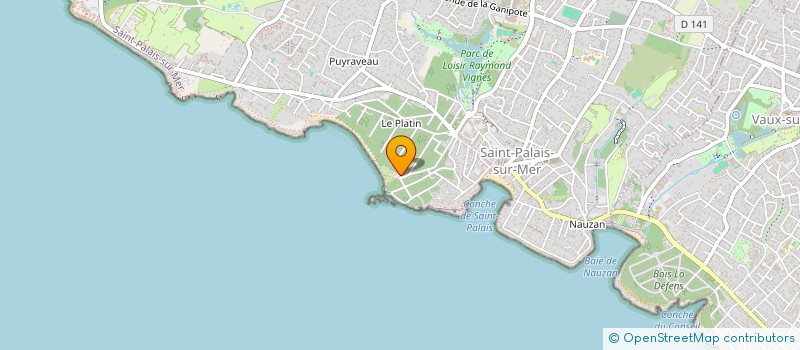 localisation de l'entreprise PINASHKA  SAINT-PALAIS-SUR-MER