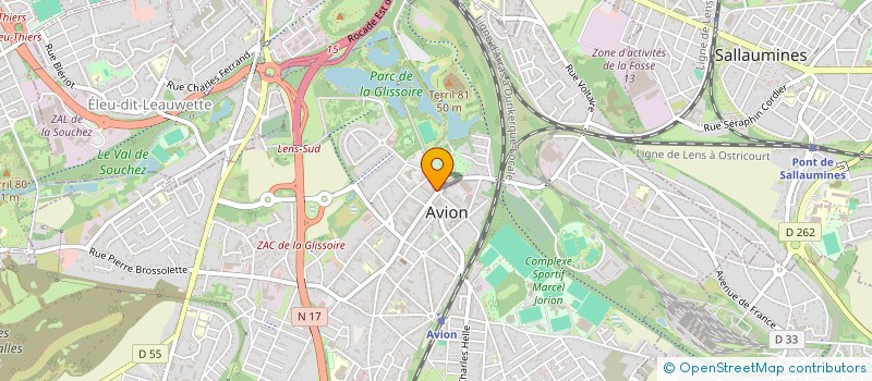 localisation de l'entreprise PINASKI INGENIERIE à AVION