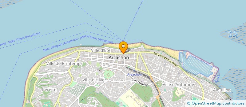 localisation de l'entreprise PINASSE COLLECTION à LA TESTE-DE-BUCH