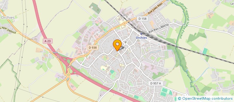 localisation de l'entreprise PINATON INVEST  ORCHIES