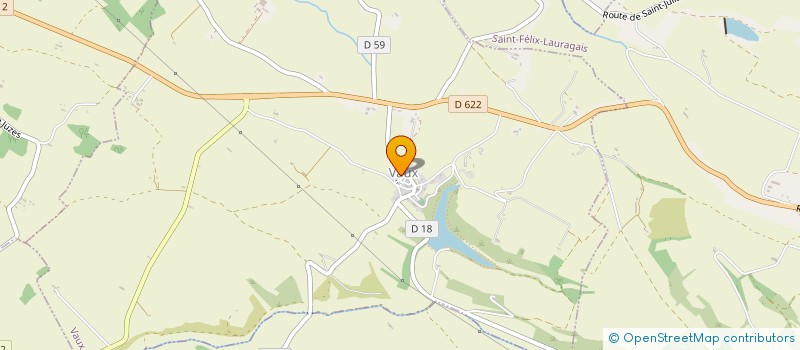 localisation de l'entreprise PINAUD LMNP  VAUX