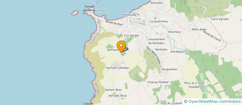 localisation de l'entreprise PINAULT  PLOULEC'H