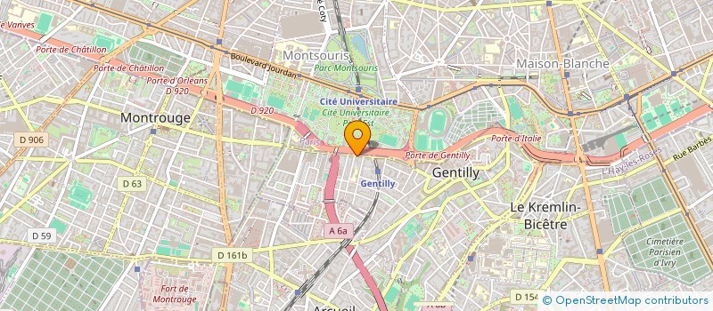 localisation de l'entreprise PINAULT BONINN  GENTILLY