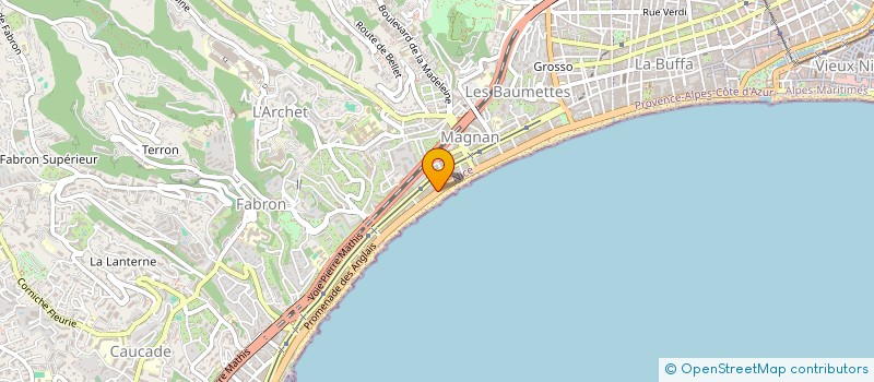 localisation de l'entreprise PINAULT INDIVISION à NICE