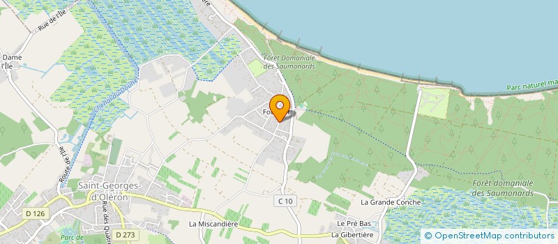 localisation de l'entreprise PINAULT / PAGE  SAINT-GEORGES-D'OLERON