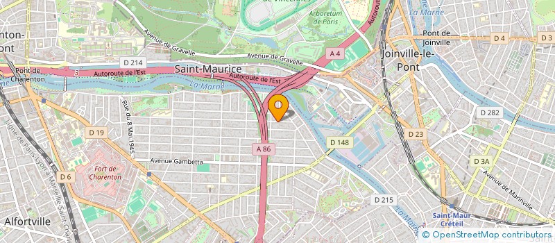 localisation de l'entreprise PINBEN INVESTISSEMENTS  MAISONS-ALFORT