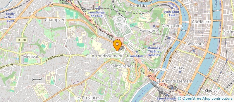 localisation de l'entreprise PINCE A LINGE MENAGE  LYON