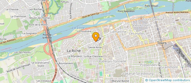 localisation de l'entreprise PINCEAU  LA RICHE