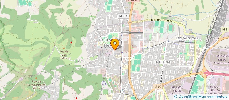 localisation de l'entreprise PINCEAUX EN LIBERTE  CLERMONT-FERRAND