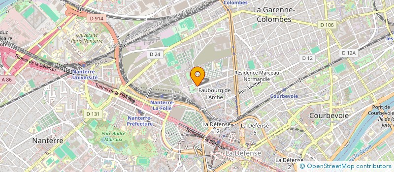 localisation de l'entreprise PINCEE DE CANAILLES à COURBEVOIE