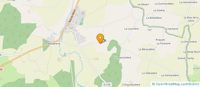 localisation de l'entreprise PINCELOUP à BELLEME