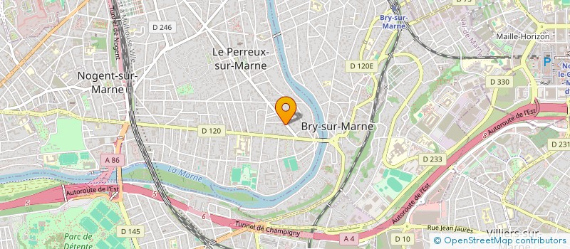 localisation de l'entreprise PINCEMIN FERMETURES à LE PERREUX-SUR-MARNE
