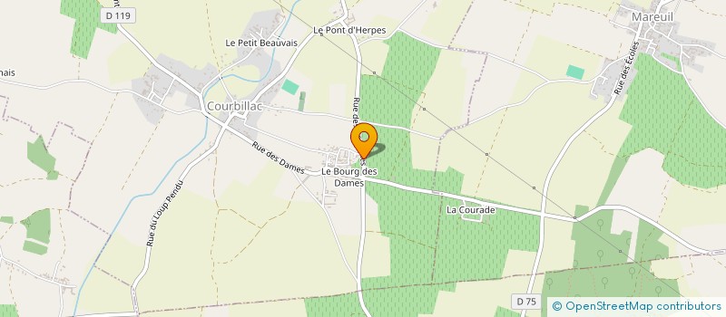 localisation de l'entreprise PINCEMY DUBOIS  COURBILLAC