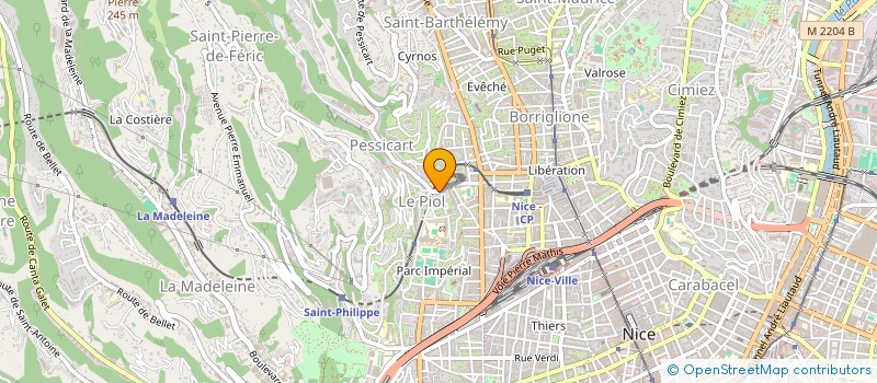 localisation de l'entreprise PINCH à NICE