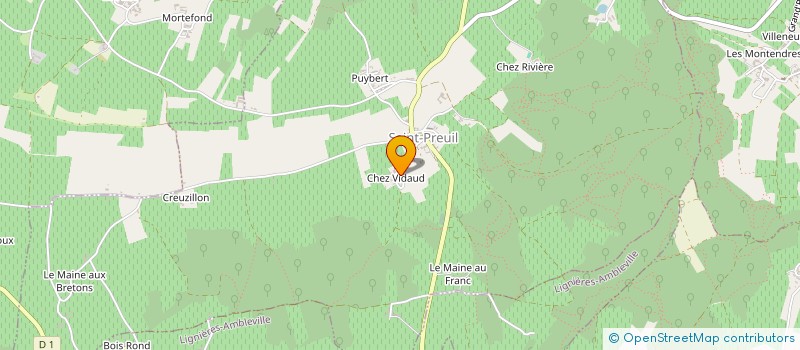 localisation de l'entreprise PINCH DIFFUSION à SAINT-PREUIL