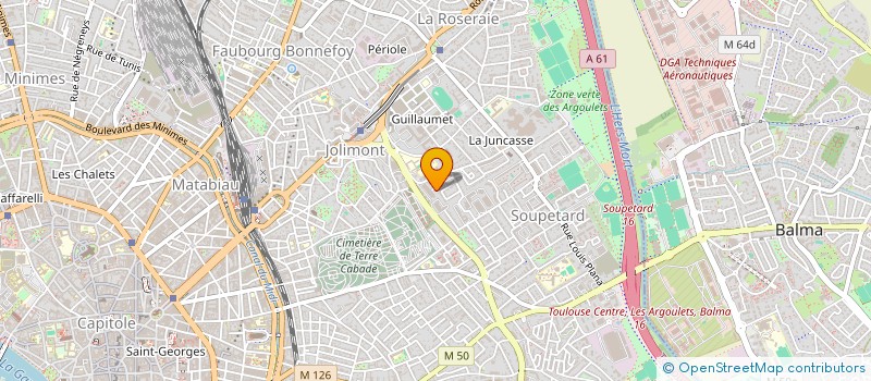 localisation de l'entreprise PINCHA  TOULOUSE