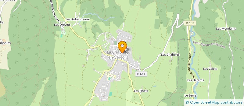 localisation de l'entreprise PINCHINOT à LA CHAPELLE-EN-VERCORS