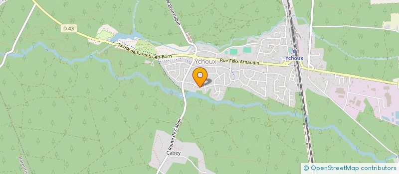 localisation de l'entreprise PINCHOURLIN  YCHOUX