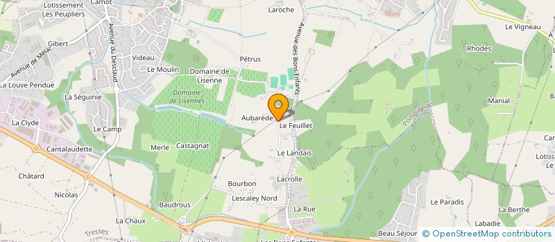 localisation de l'entreprise PINCIN IMMO  TRESSES