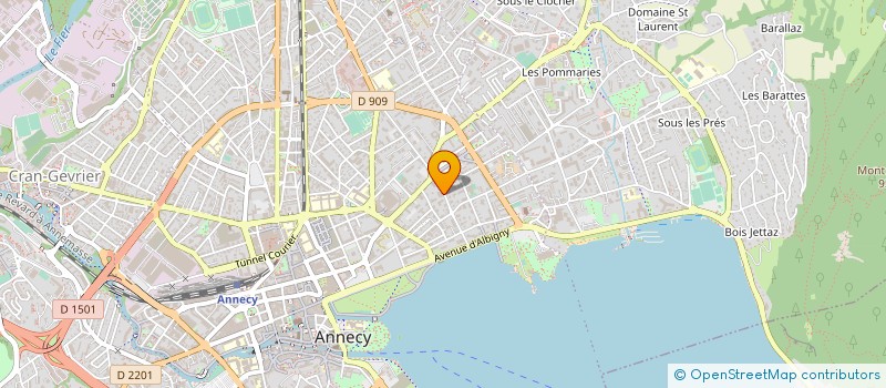 localisation de l'entreprise PINCON JEANGEORGES à ANNECY