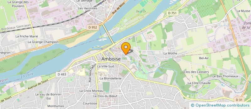 localisation de l'entreprise PINCON SA à AMBOISE