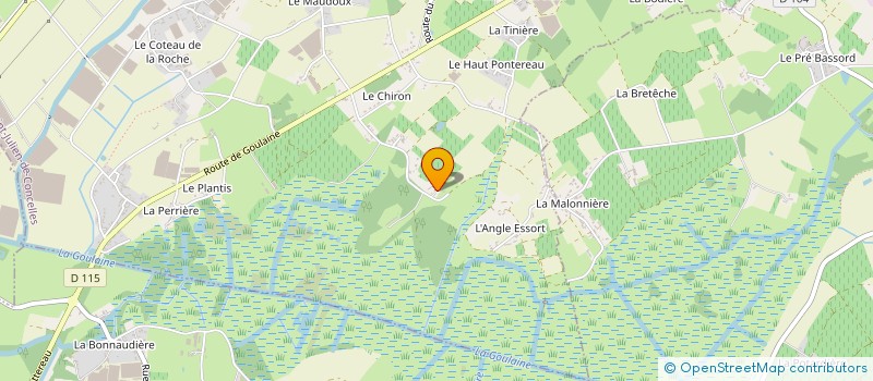 localisation de l'entreprise PINDA  SAINT-JULIEN-DE-CONCELLES