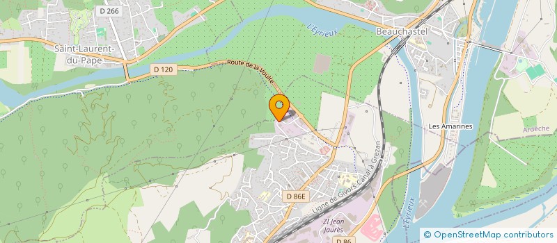 localisation de l'entreprise PINEAPPLE CONTRACTS à LA VOULTE-SUR-RHONE