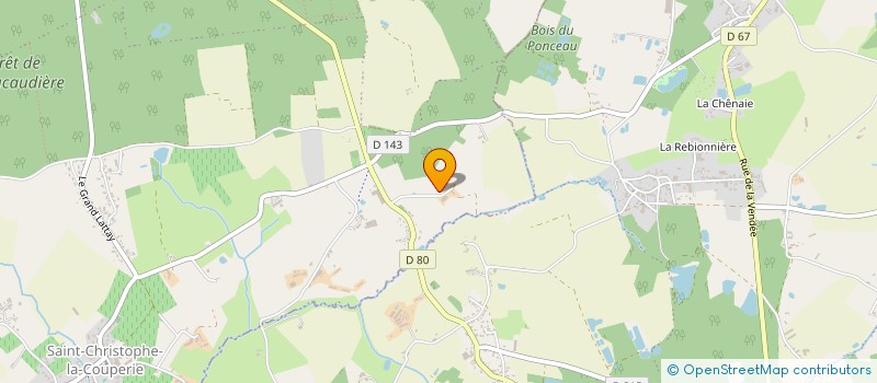 localisation de l'entreprise PINEAU à MONTREVAULT-SUR-EVRE