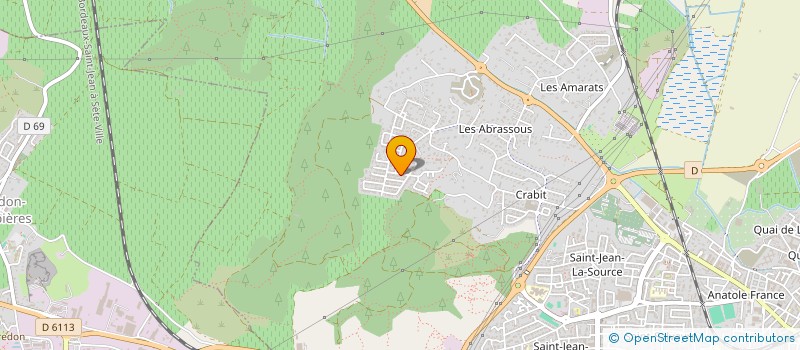 localisation de l'entreprise PINEAU & CO.  NARBONNE