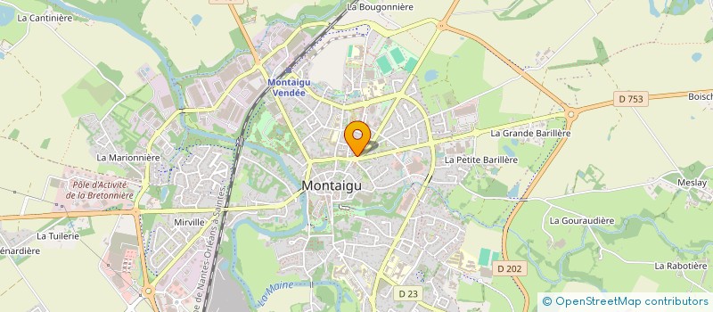 localisation de l'entreprise PINEAU-GAUTHIER à MONTAIGU-VENDEE
