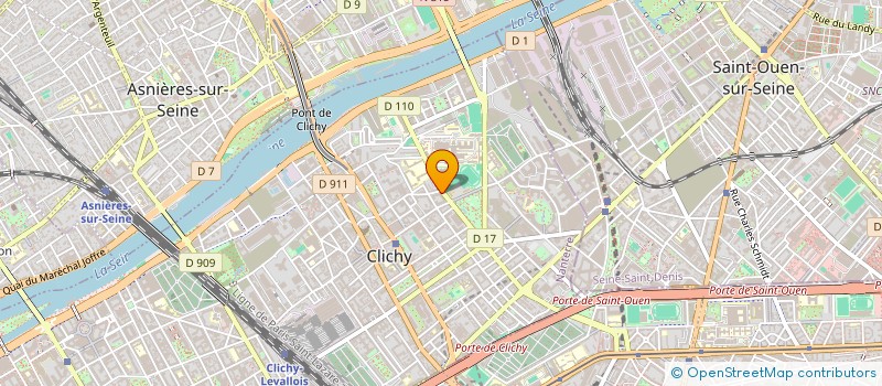localisation de l'entreprise PINEAU GLIS CLICHY à CLICHY