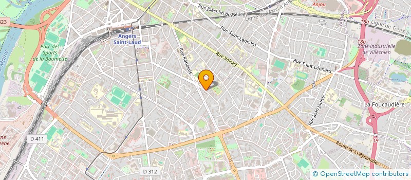 localisation de l'entreprise PINEAU INDIVISION à ANGERS