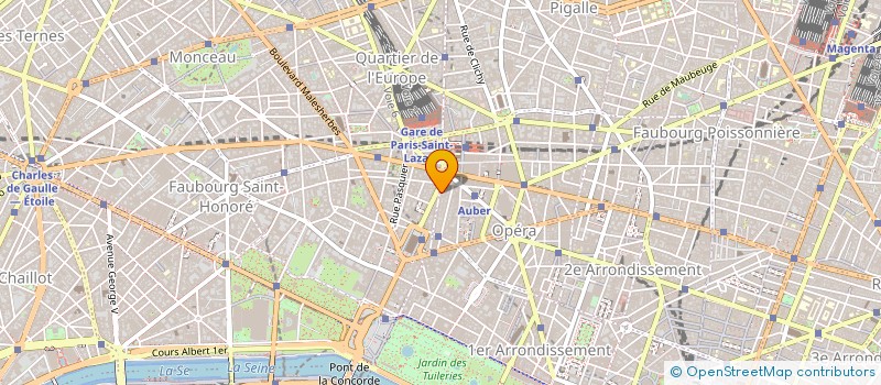 localisation de l'entreprise PINEAU, PESCHARD & ASSOCIES  PARIS