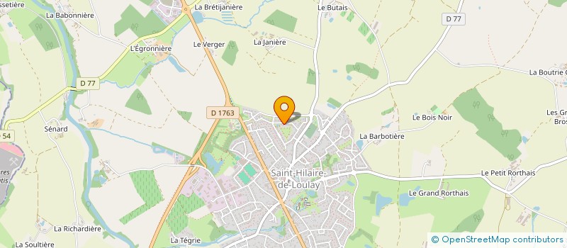 localisation de l'entreprise PINEAU S ET C à MONTAIGU-VENDEE