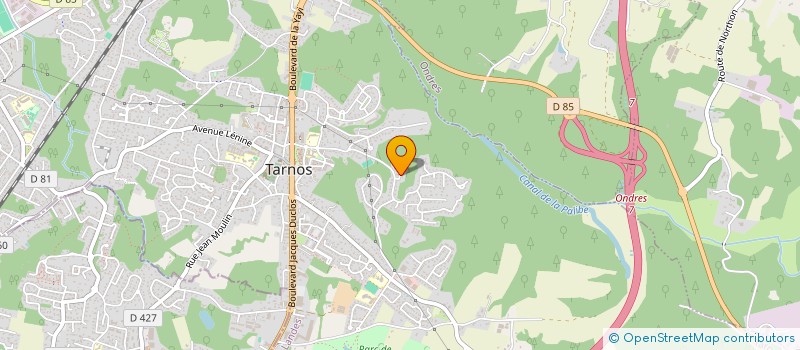 localisation de l'entreprise PINEAU VAILLANT à TARNOS